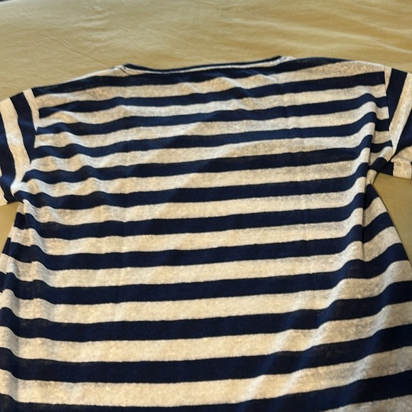 J. Crew linen tee shirt. Nice drape. New with tag. Too large for me. - Picture 3 of 4